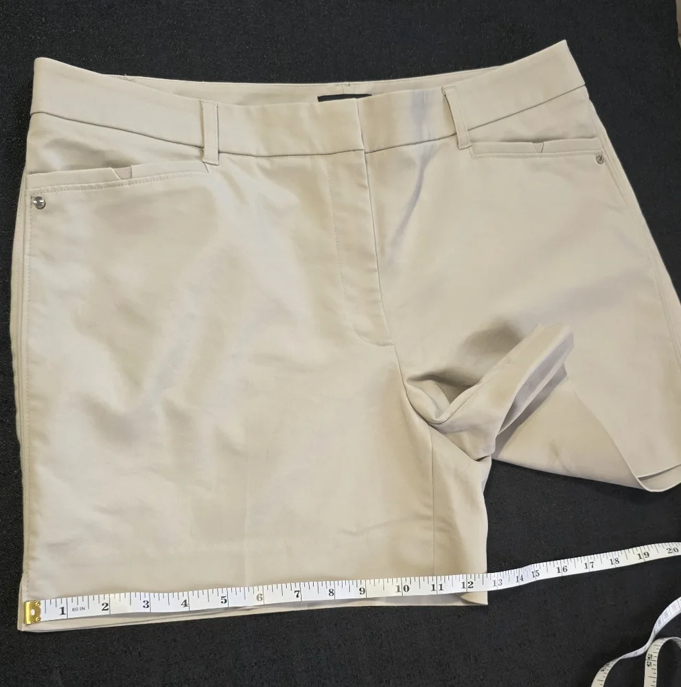 White House Black Market Beige Bermuda Shorts - Picture 10 of 14